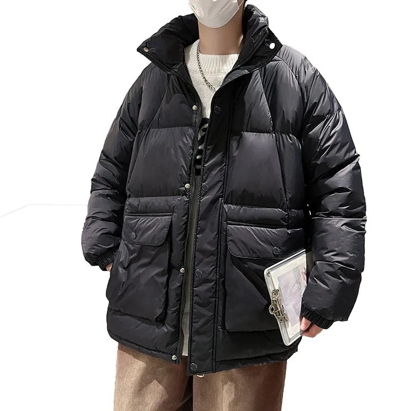 Stand-Up Collar Casual Puffer Jacket