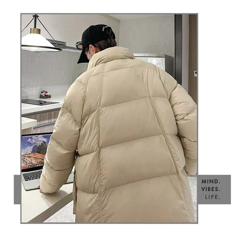 Stand-Up Collar Casual Puffer Jacket