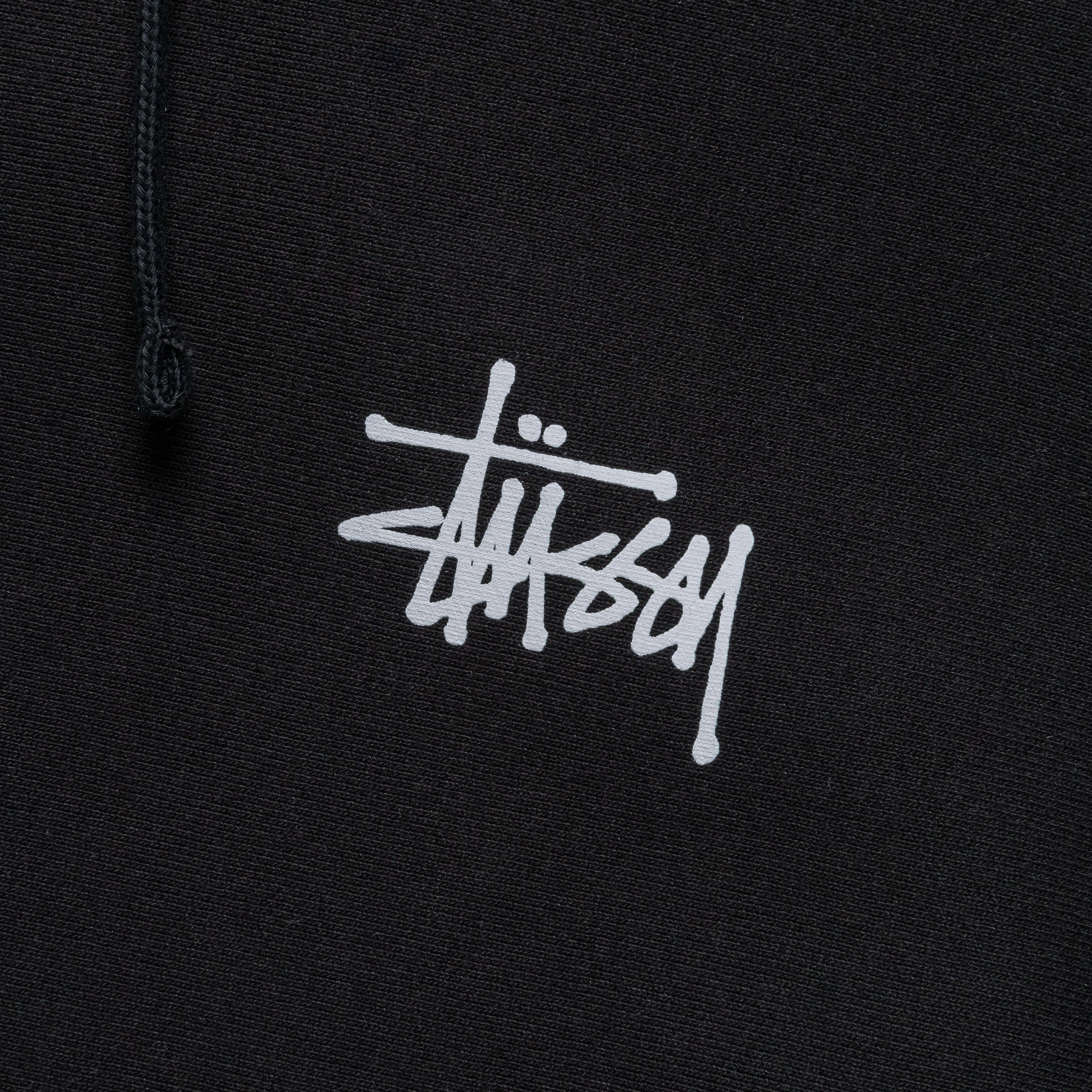 Sweat Parka Customised x Stussy - Black