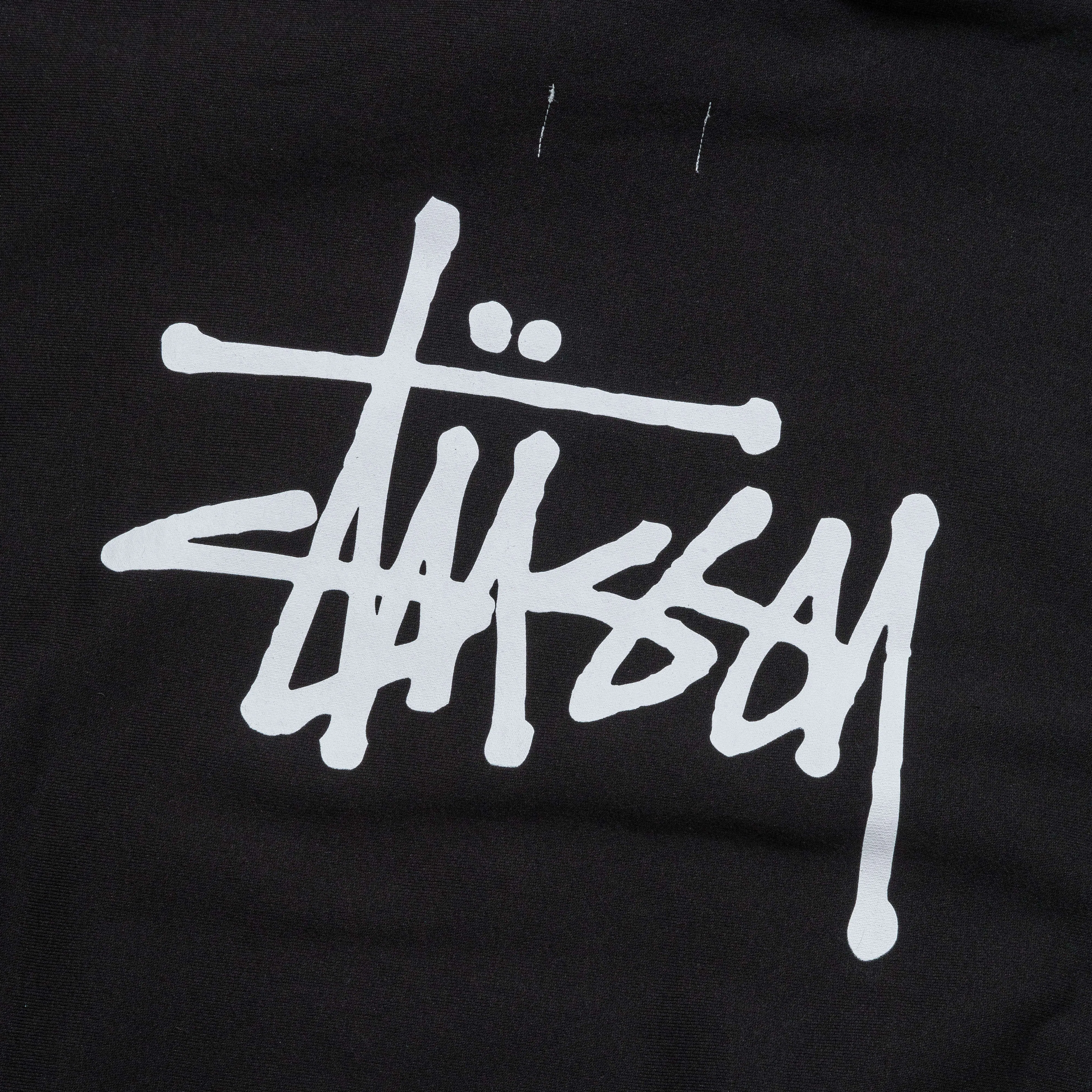 Sweat Parka Customised x Stussy - Black