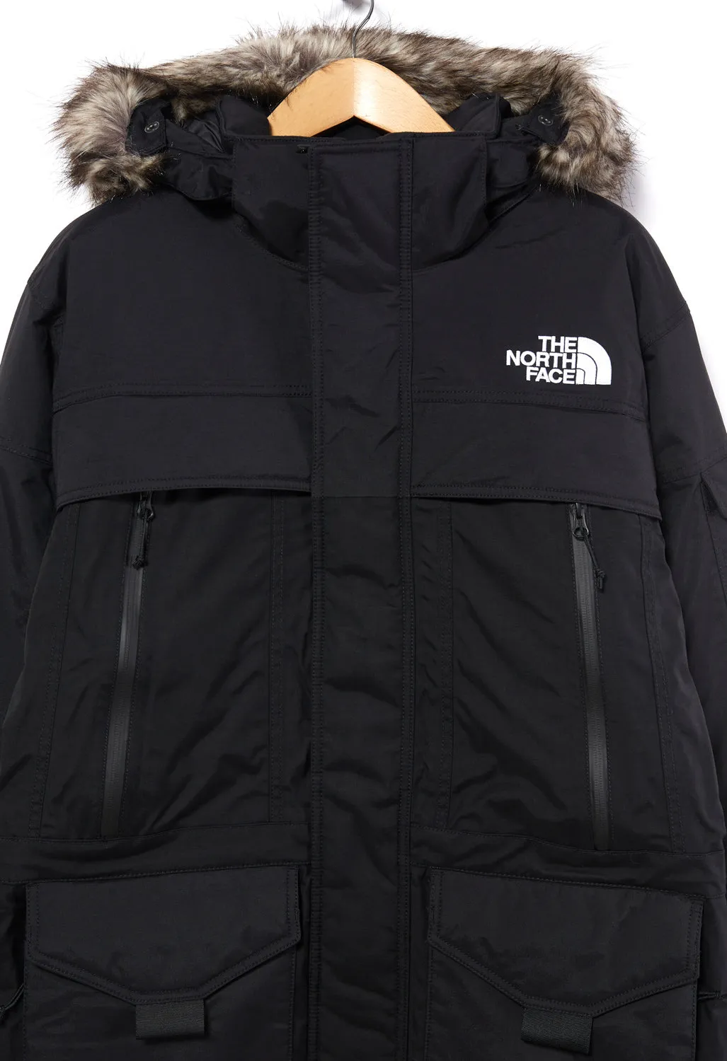 The North Face McMurdo 2 Men's Parka Jacket - TNF Black/TNF White Logo