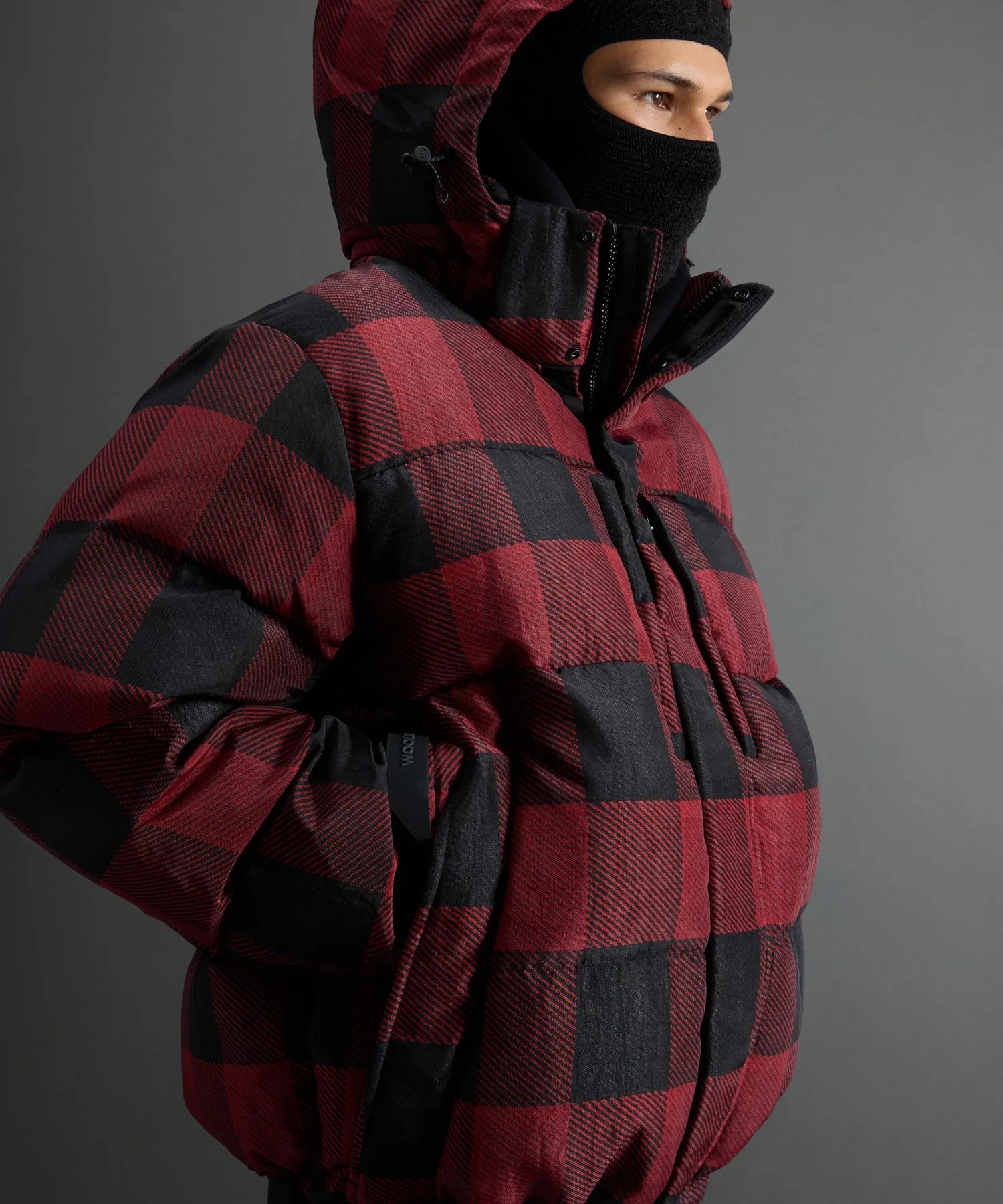 Todd Snyder X Woolrich Short Parka in Buffalo Check