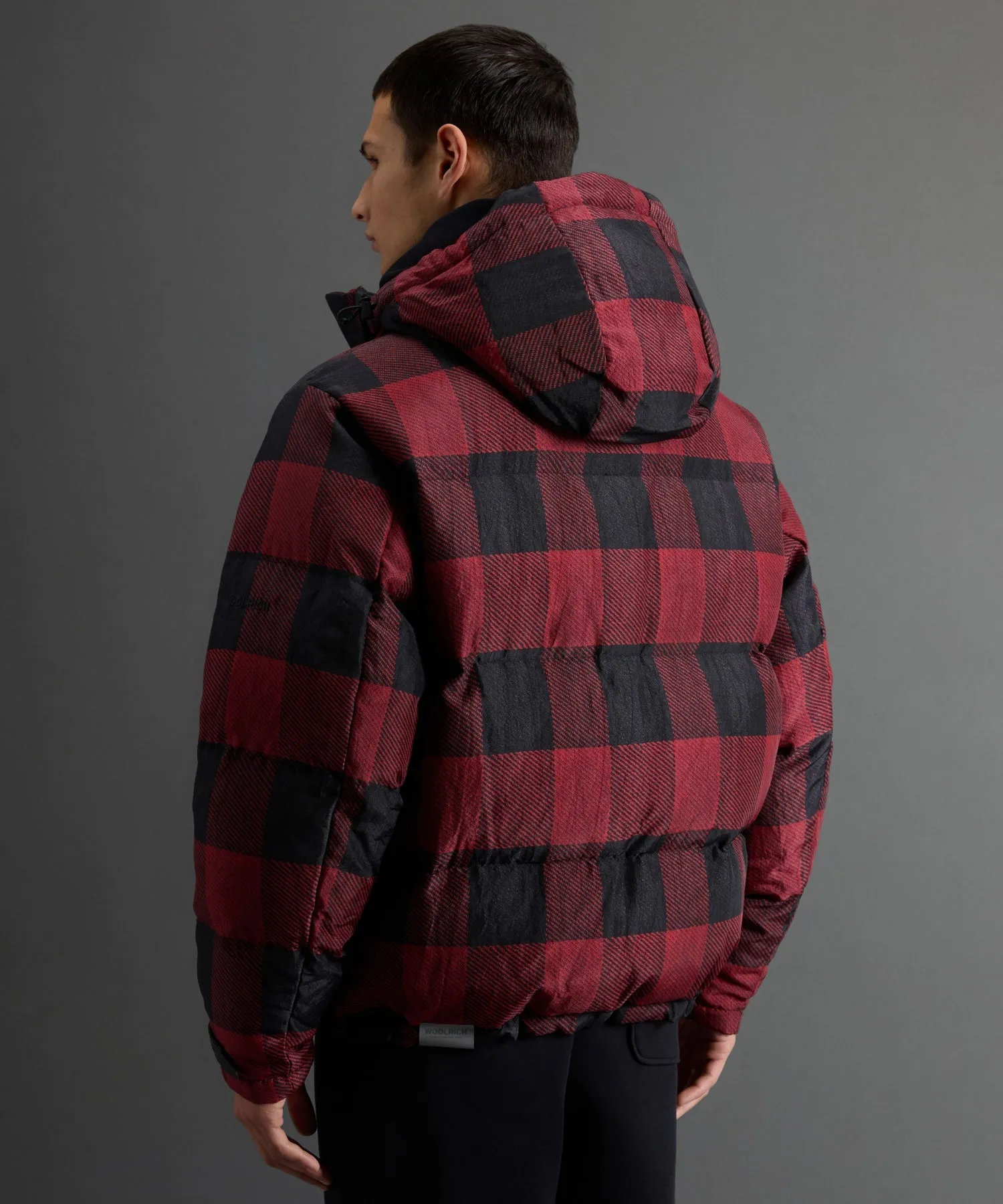 Todd Snyder X Woolrich Short Parka in Buffalo Check