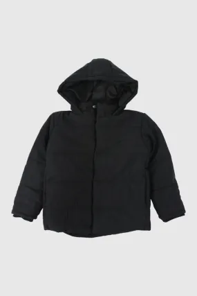 Unisex Black Puffer Jacket