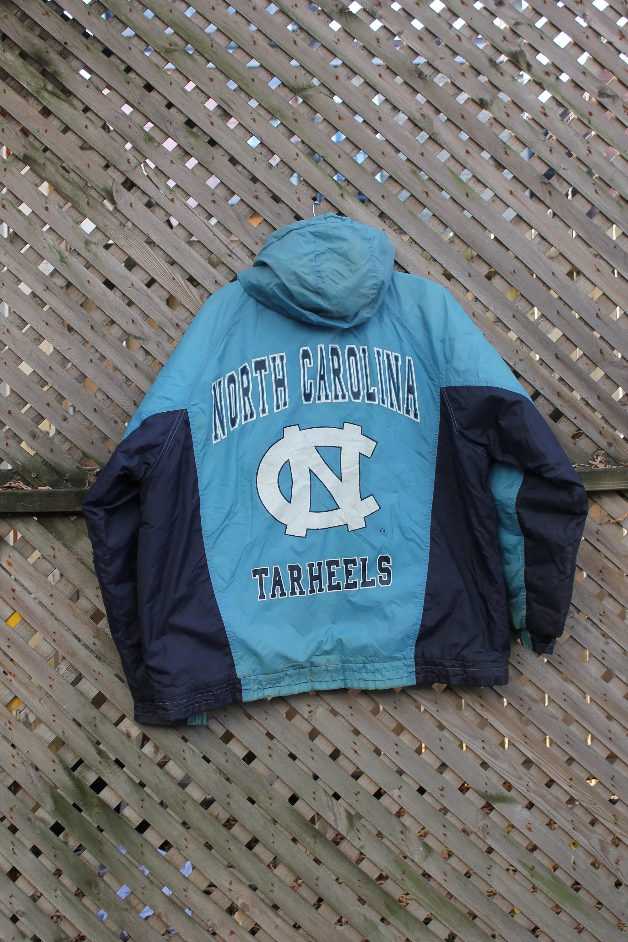 Vintage 1990s University Of North Carolina Tar Heels Puffer Jacket