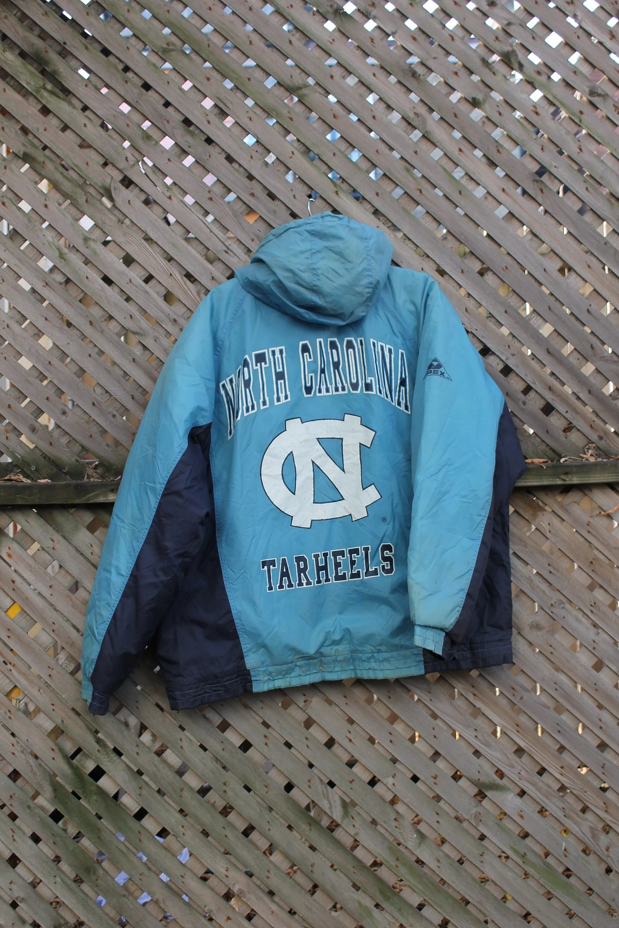 Vintage 1990s University Of North Carolina Tar Heels Puffer Jacket