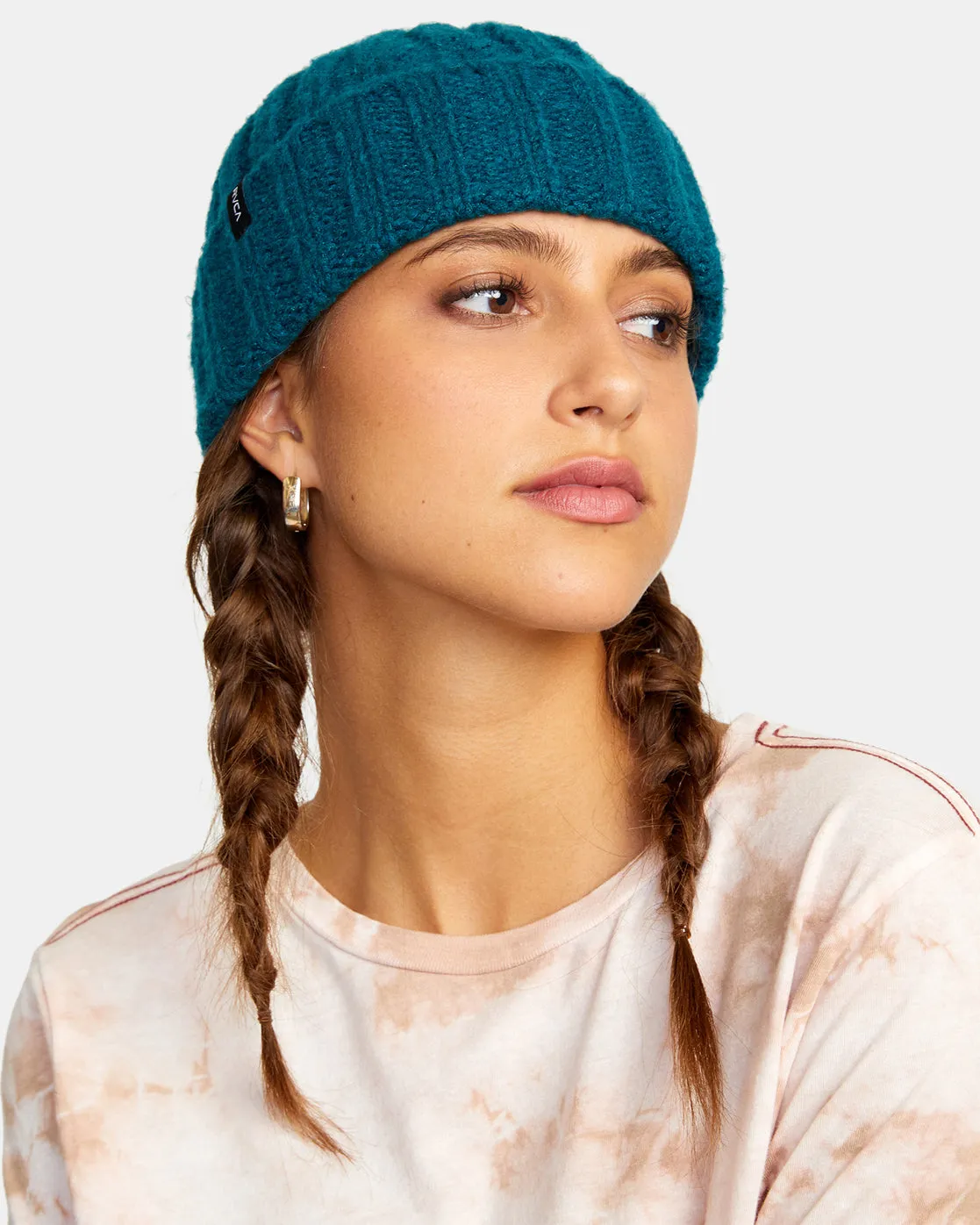 Warm Eyes Beanie - Deep Teal