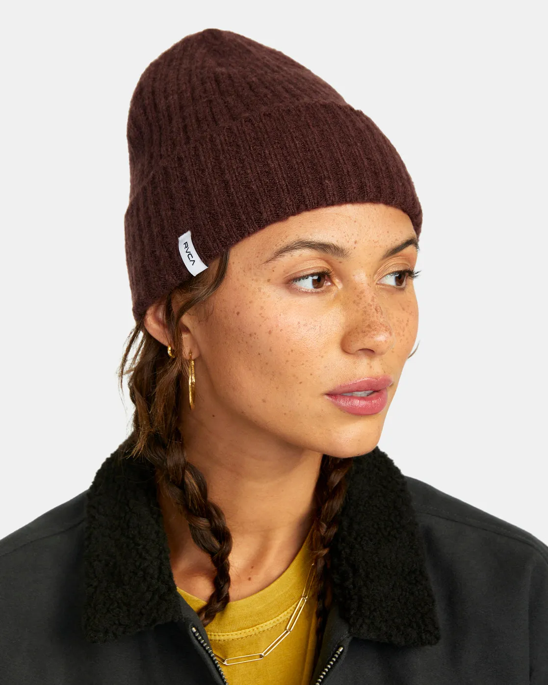 Warm Eyes Beanie - Espresso