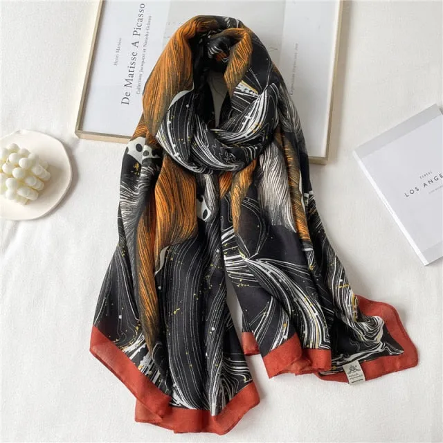 Winter Plaid Muslimah Long Pashmina Scarf