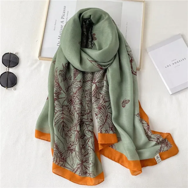 Winter Plaid Muslimah Long Pashmina Scarf