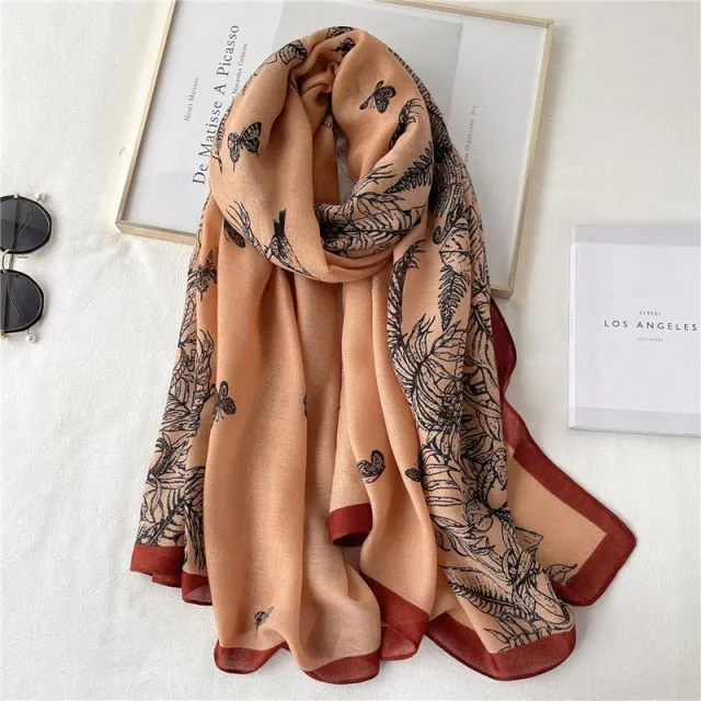 Winter Plaid Muslimah Long Pashmina Scarf