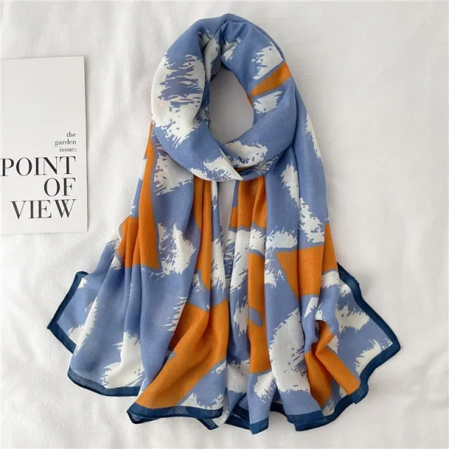 Winter Plaid Muslimah Long Pashmina Scarf