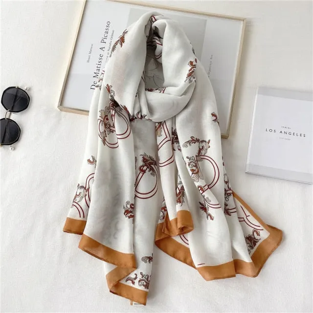 Winter Plaid Muslimah Long Pashmina Scarf