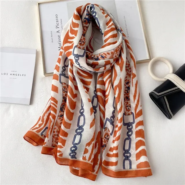 Winter Plaid Muslimah Long Pashmina Scarf