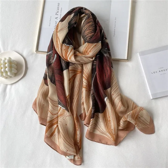 Winter Plaid Muslimah Long Pashmina Scarf