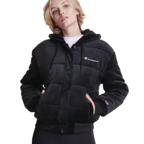 Women's Champion Velour Puffer Jacket