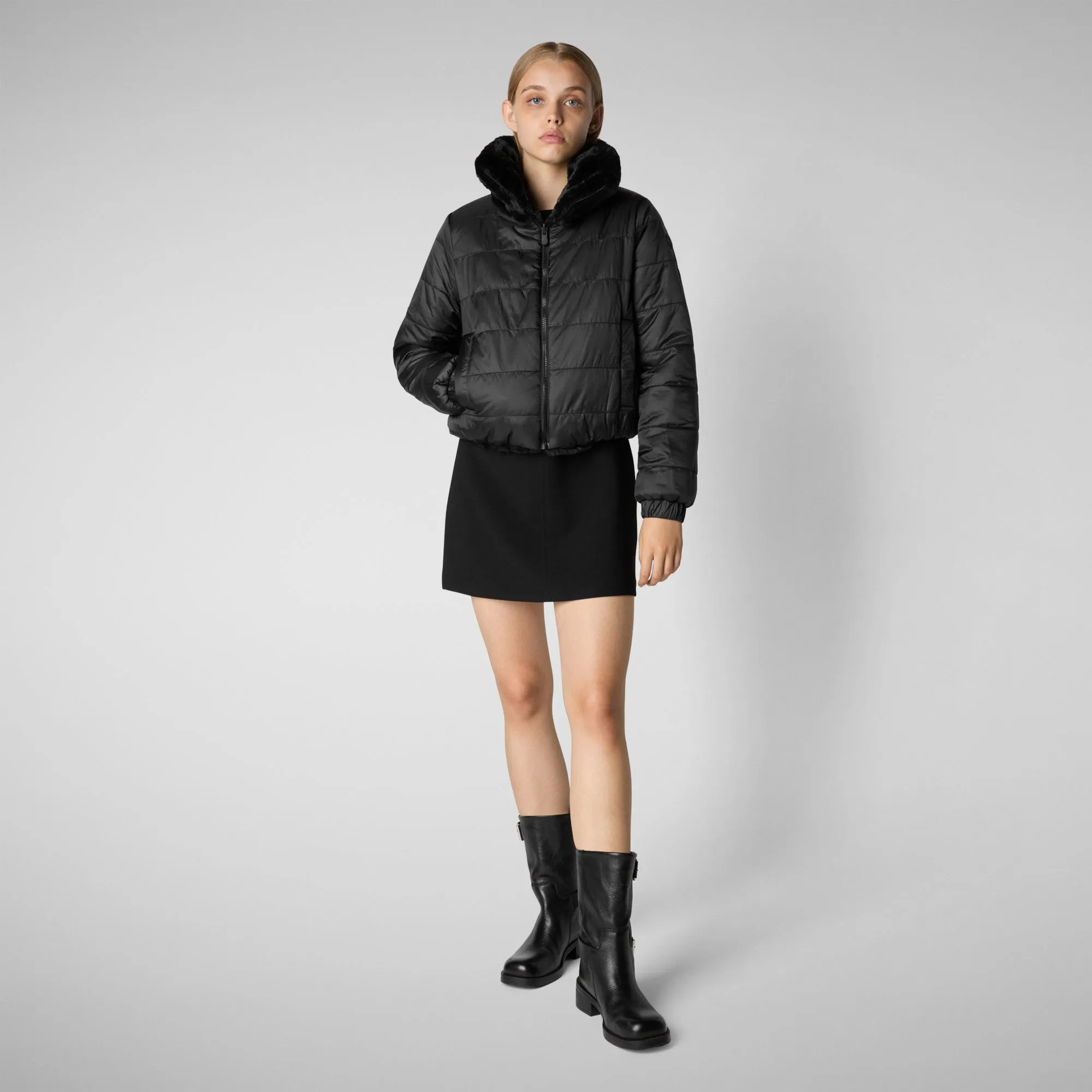 Women's jacket jeon in black