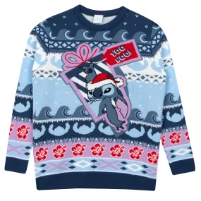 Womens Lilo and Stitch Christmas Jumper