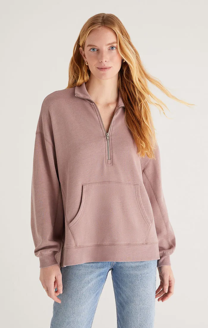 Z Supply Half Zip Modern Weekender Pullover